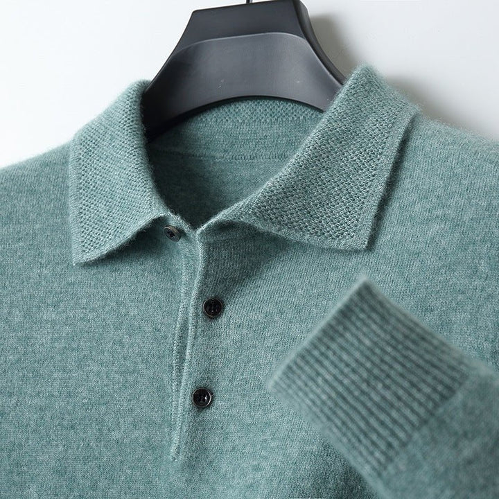 Gunnar | Herren Strickpullover mit Polokragen