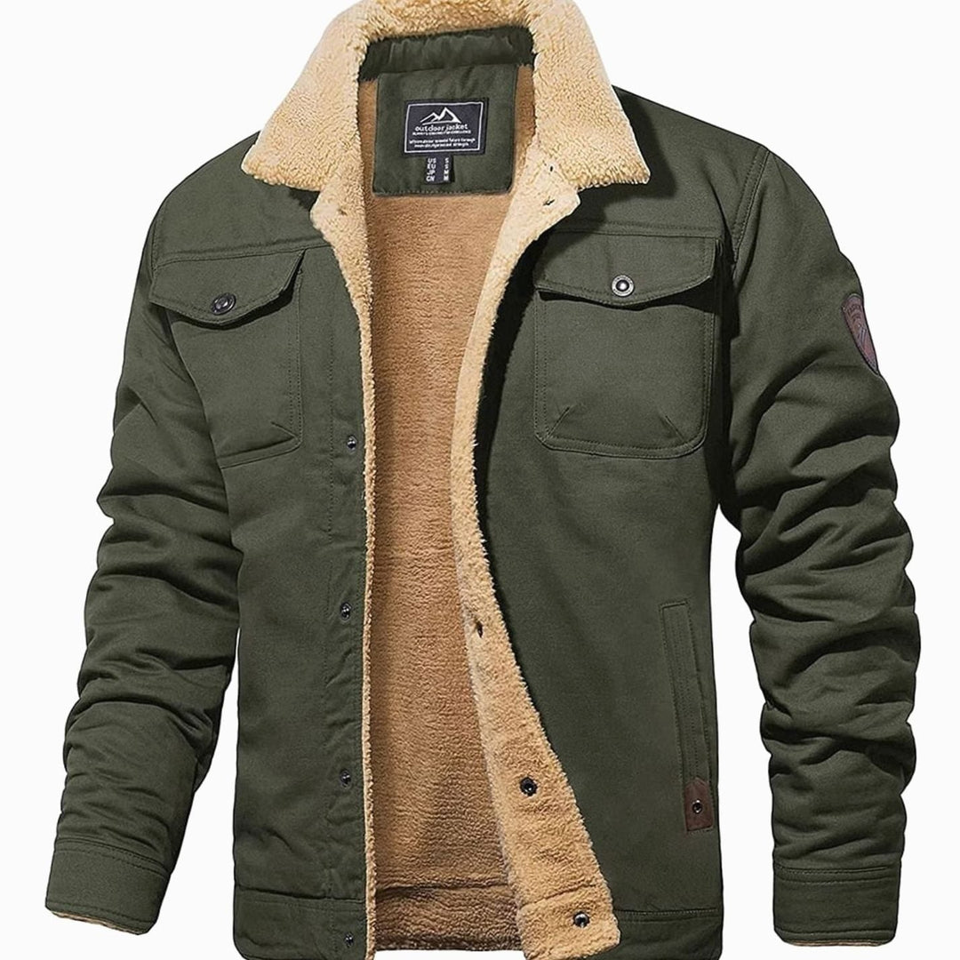 Justus | Herren Gefütterte Jacke mit Brusttaschen Übergangsjacke