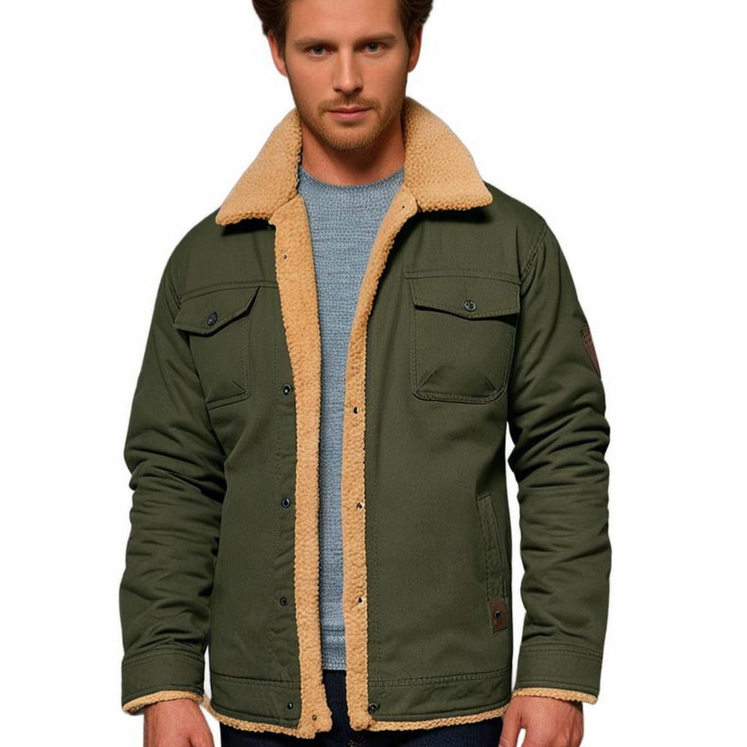Justus | Herren Gefütterte Jacke mit Brusttaschen Übergangsjacke