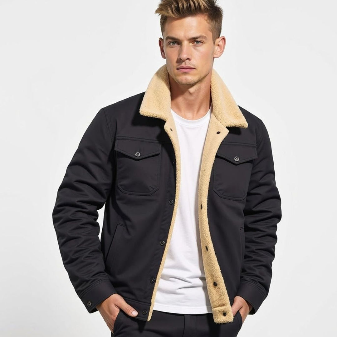 Justus | Herren Gefütterte Jacke mit Brusttaschen Übergangsjacke