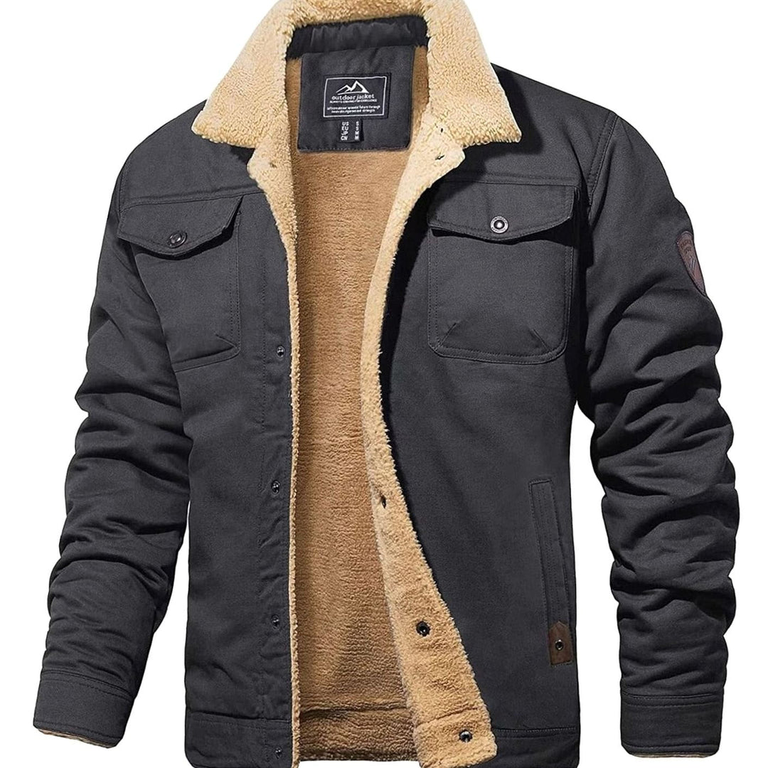 Justus | Herren Gefütterte Jacke mit Brusttaschen Übergangsjacke