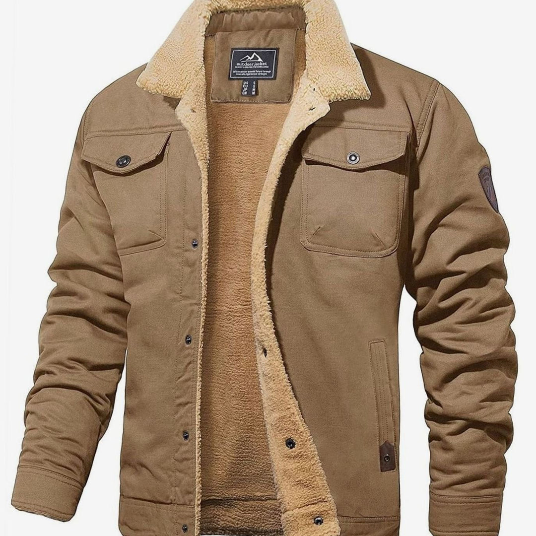 Justus | Herren Gefütterte Jacke mit Brusttaschen Übergangsjacke