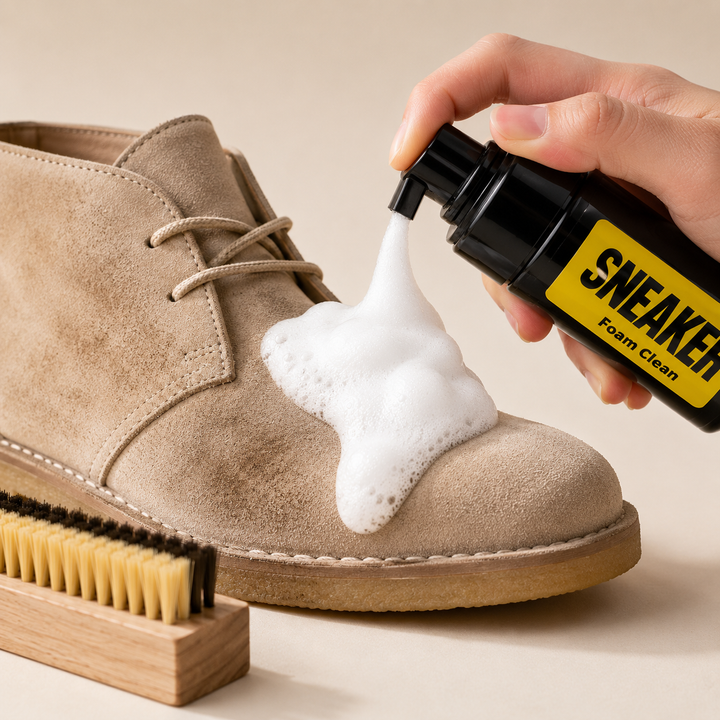 Edgar | Schuhreinigungsschaum mit Bürste Reinigungsset
