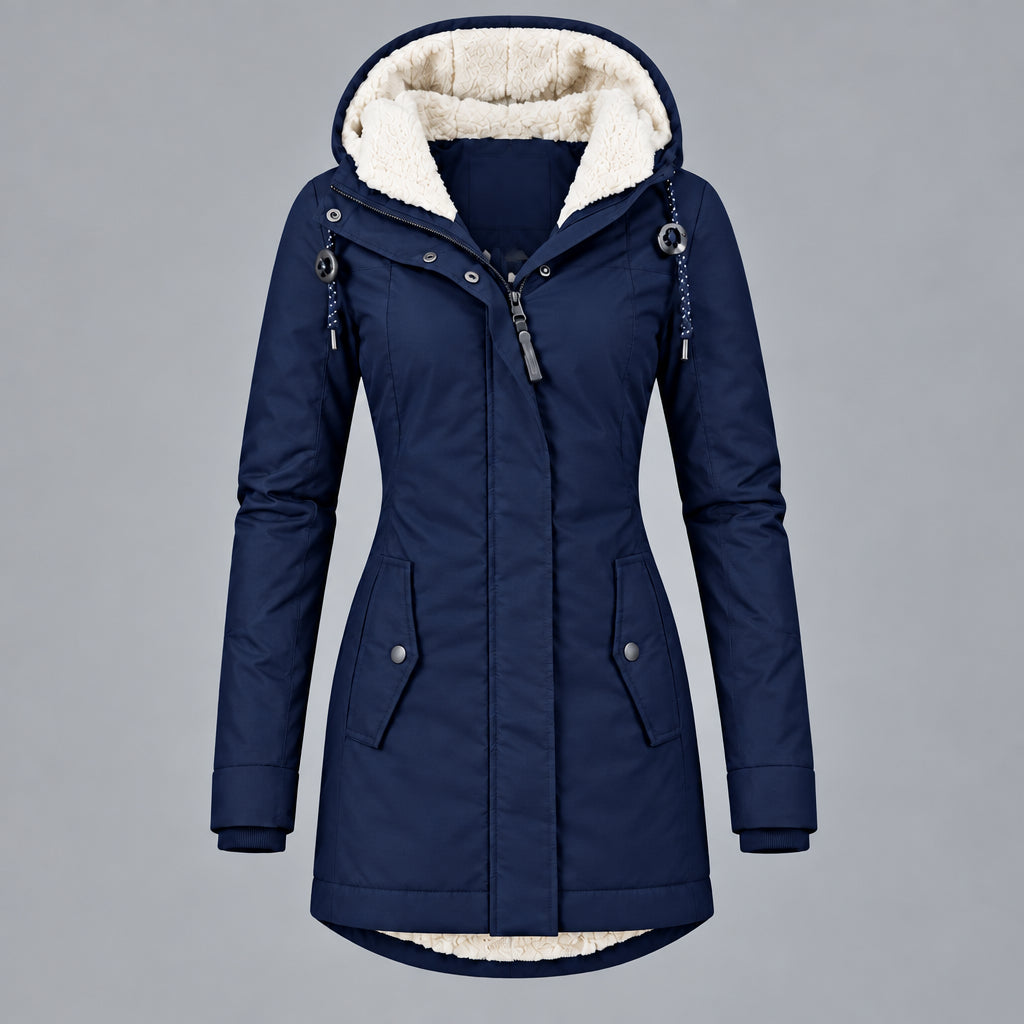 Ursula | Damen Winterjacke mit Kapuze Winterparka