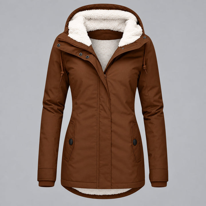 Ursula | Damen Winterjacke mit Kapuze Winterparka