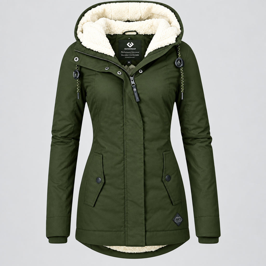 Ursula | Damen Winterjacke mit Kapuze Winterparka