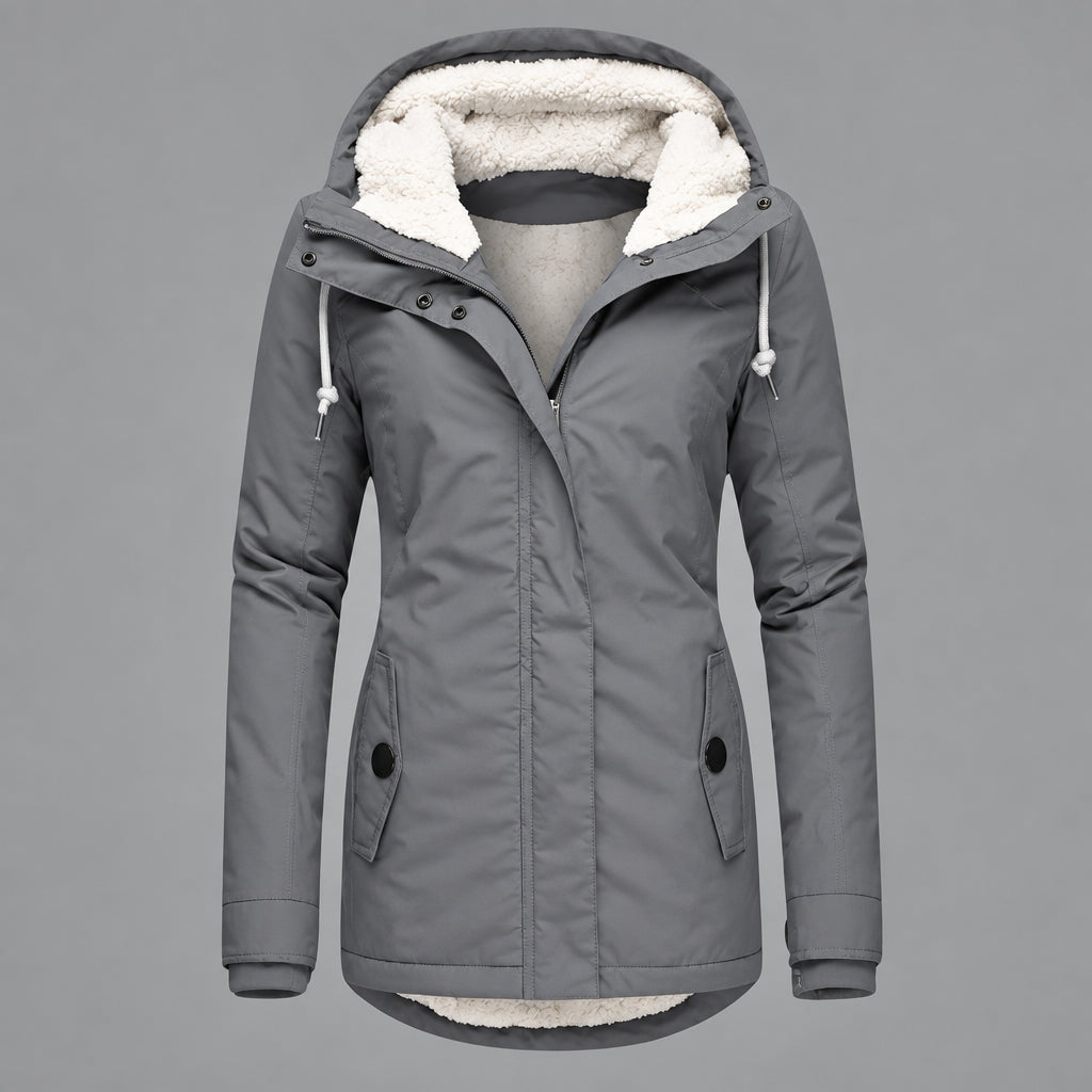 Ursula | Damen Winterjacke mit Kapuze Winterparka