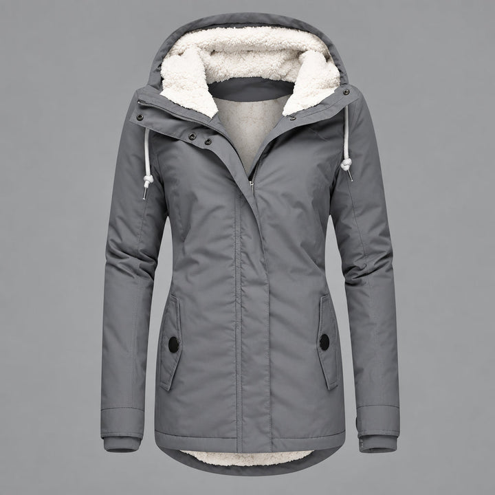 Ursula | Damen Winterjacke mit Kapuze Winterparka